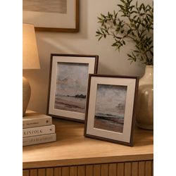 Kit 2 Porta Retratos 10x15cm E 15x20cm Madeira E B... - BARBIZAN DECORE
