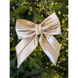 Laço Grande Árvore Natal Cetim 30cm Champgane Laço... - BARBIZAN DECORE