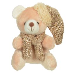 Enfeite Natal Ursinho Pendurar Bege 11cm - 39357 - BARBIZAN DECORE