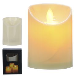 Vela Redonda Led Chama Viva Decoração Natal - 4151... - BARBIZAN DECORE