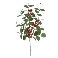 Galho Natalino Berry Vermelho 50 cm - 38953 - BARBIZAN DECORE