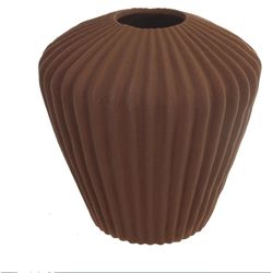 Vaso Decorativo Porcelana 16,5cm Terracota - 53119... - BARBIZAN DECORE