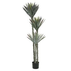 Arvore Planta Artificial Yucca X100 Verde 1,6m - 5... - BARBIZAN DECORE
