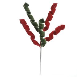 Galho Natalino Mola Candy Vermelho E Verde - 42099 - BARBIZAN DECORE