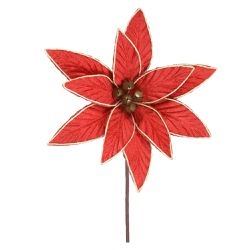 Bico Papagaio Natal Aveludado Vermelho Com Guizo N... - BARBIZAN DECORE