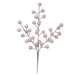 Galho Natalino Berry Rosa Perola Decoração Árvore ... - BARBIZAN DECORE