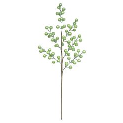 Galho Natalino Perolas Verde Decoração Árvore Guir... - BARBIZAN DECORE
