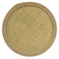 Kit 4 Jogo Americano Seagrass Com Algodão Bege 38c... - BARBIZAN DECORE