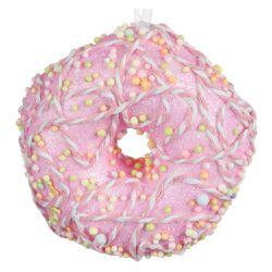 Enfeite P/ Pendurar Donuts Rosa Enfeite P/ Arvore ... - BARBIZAN DECORE