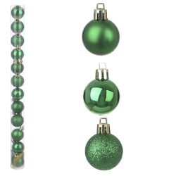 Bola Natal Tubo Fosco Glitter Brilho 12 unidades V... - BARBIZAN DECORE
