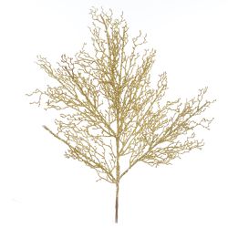 Galho Natalino Dourado Glitter Brilho Enfeite P Ár... - BARBIZAN DECORE