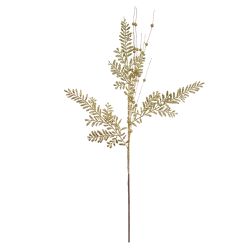 Galho Natalino Dourado Brilho Enfeite Árvore Natal... - BARBIZAN DECORE