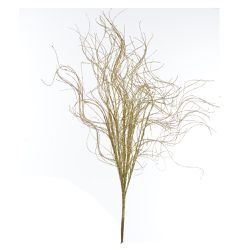 Enfeite De Natal Galho Grass Com Glitter Dourado 4... - BARBIZAN DECORE