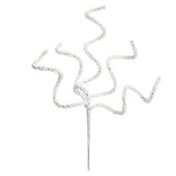 Galho Natalino Berry Perola Branco 50cm - 44164 - BARBIZAN DECORE