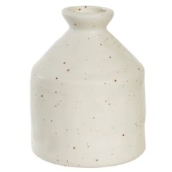 Vaso Decorativo Porcelana Off White Luma 2 10,9cm ... - BARBIZAN DECORE