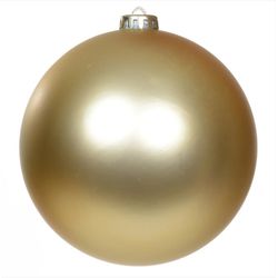 Bola De Natal Grande Fosca Dourado 1 Unidade 15cm ... - BARBIZAN DECORE