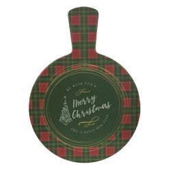 Tábua Petisqueira Para Natal Mesa Posta Melanina X... - BARBIZAN DECORE