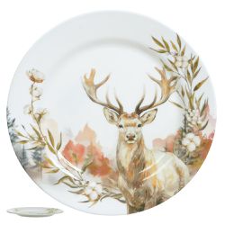 Jogo 6 Pratos De Melamina Jantar Natal Mesa Posta ... - BARBIZAN DECORE