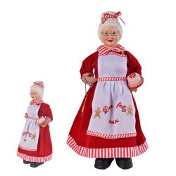 Enfeite Mamãe Noel Cozinheira Confeiteira 30cm Coz... - BARBIZAN DECORE