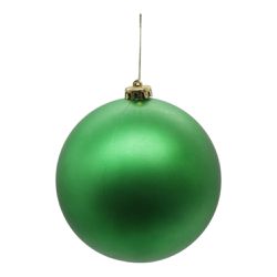 Bola De Natal Grande Fosca Verde 1 Unidade 15cm Ve... - BARBIZAN DECORE