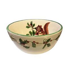 Bowl Tigela Esquilo Natal Luiz Salvador - 34068 - BARBIZAN DECORE
