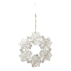 Enfeite De Natal Floco De Neve Para Árvore Decoraç... - BARBIZAN DECORE