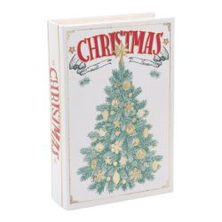 Caixa Livro Pinheiro Natal Christmas Tok Da Casa B... - BARBIZAN DECORE