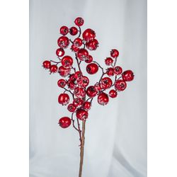 Galho Natalino Pick Berry Açucarado Vermelho 54cm ... - BARBIZAN DECORE