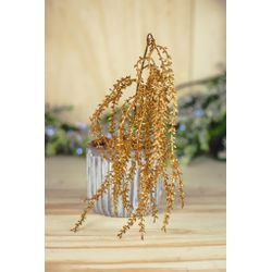 Galho Natalino Grass Decorativo Dourado 65cm - 363... - BARBIZAN DECORE