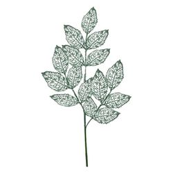 Galho Natalino Verde com Brilho 81cm - 36385 - BARBIZAN DECORE