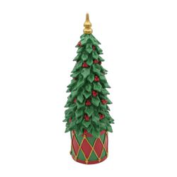 Árvore Decor Resina Verde Berry Vermelho 28cm Luxo... - BARBIZAN DECORE
