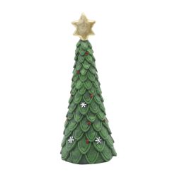 Árvore Resina Verde Com Estrela Luxo Natal Tok Da ... - BARBIZAN DECORE