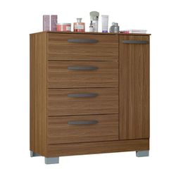 Cômoda 1 Porta 4 Gavetas Poquema - 1756 - LOJADOHELIO