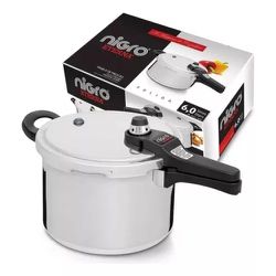 Panela de Pressão 6 Litros Eterna Polida Nigro - 1... - LOJADOHELIO