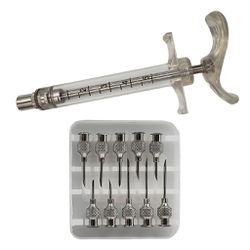 Vacinador Manual 5ml + 10 Agulhas Esterilizáveis -... - Loja do Veterinário