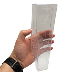 Pluviômetro Acrílico 150 mm – Medidor de Chuva com... - Loja do Veterinário