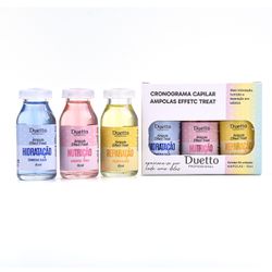 Cronograma Capilar Ampolas Effect Treat Duetto 3un - Loja Duetto Super
