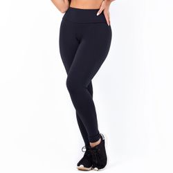 27544 - Calça legging. - Preto - Duzani