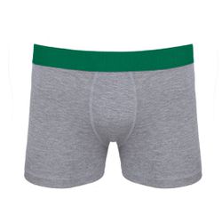 28433 - Cueca boxer em microfibra. - Cinza - Duzani