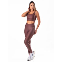 30426 - Calça Legging Fit. - Marrom - Duzani