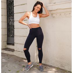 28421 - Calça legging. - Preto - Duzani