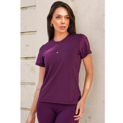 29343 - Blusa manga curta. - Roxo - Duzani