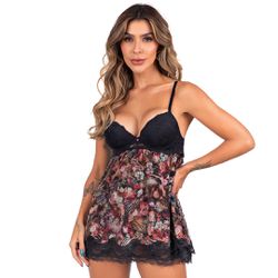 OUT14481 - Camisola curta. - Estampado - Duzani