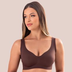 IMP30338 - Sutiã Lageli Lingerie avulso. - Marrom - Duzani