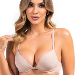 27782 - Conjunto nadador. Calcinha fio. - Marrom - Duzani