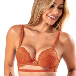 12860 - Conjunto Push Up. Calcinha fio. - Ginger -... - Duzani
