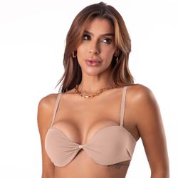 30755 - Sutiã tomara que caia Jade - Marrom - Duzani