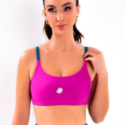 26765 - Top faixa. - Roxo - Duzani