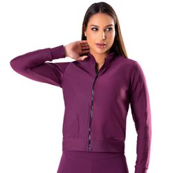 30574 - Jaqueta Fitness. - Roxo - Duzani
