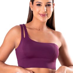 30576 - TOP ASSIMÉTRICO - Roxo - Duzani